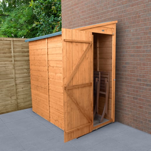 Forest Shiplap Dip Treated Pent Shed 6 x 3ft 