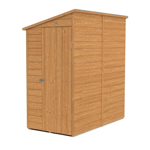 Forest Shiplap Dip Treated Pent Shed 6 x 3ft