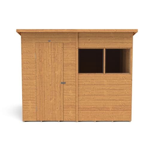Forest Shiplap Dip Treated Pent Shed 8 x 6ft