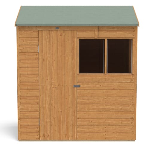 Forest Shiplap Dip Treated Reverse Apex Shed 6 x 4ft