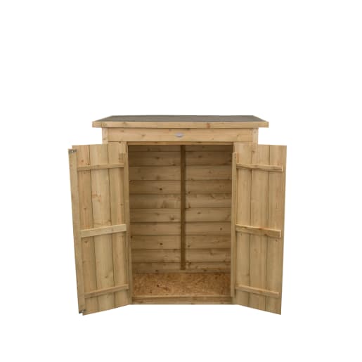 Forest Shiplap Pressure Treated Pent Garden Store 1320 x 1080 x 550mm