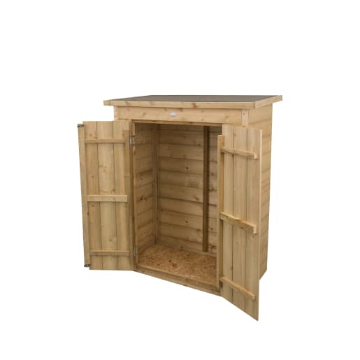 Forest Shiplap Pressure Treated Pent Garden Store 1320 x 1080 x 550mm