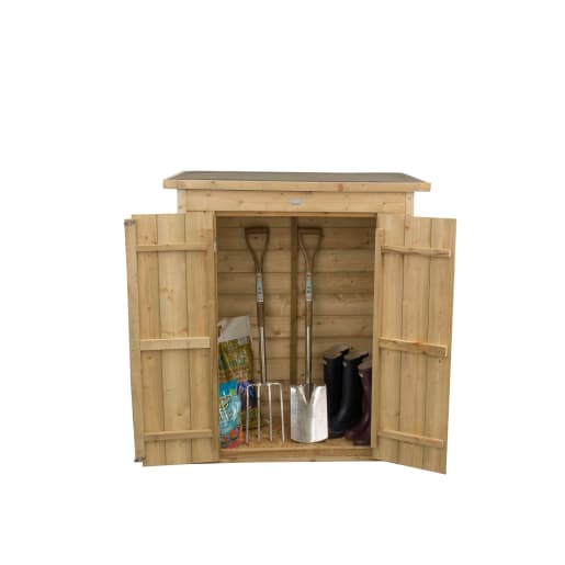 Forest Shiplap Pressure Treated Pent Garden Store 1320 x 1080 x 550mm