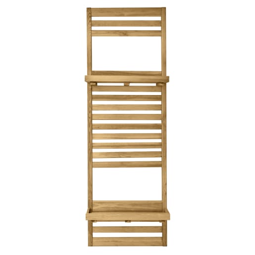 Forest Slatted Wall Planter 2 Shelves 1800 x 600 x 35mm