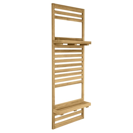 Forest Slatted Wall Planter 2 Shelves 1800 x 600 x 35mm