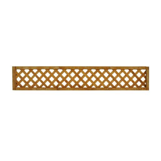 Forest Diamond Lattice Fence Topper 1.83m x 0.3m