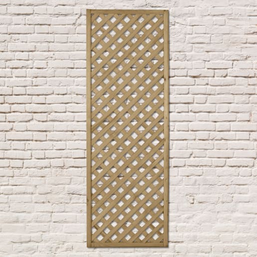 Forest Rosemore Lattice 2ft x 6ft (0.6m x 1.8m) Pack of 4