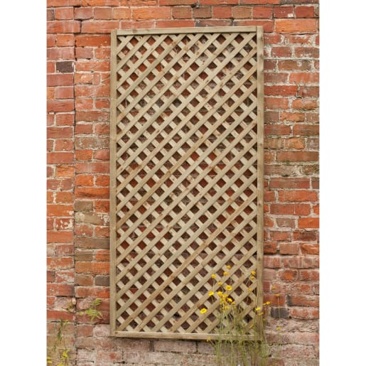Forest Rosemore Lattice 3ft x 6ft (0.9m x 1.8m) Pack of 6