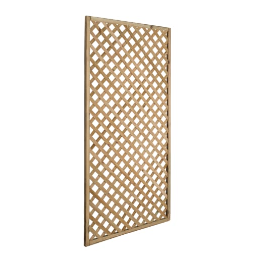 Forest Rosemore Lattice 3ft x 6ft (0.9m x 1.8m) Pack of 6