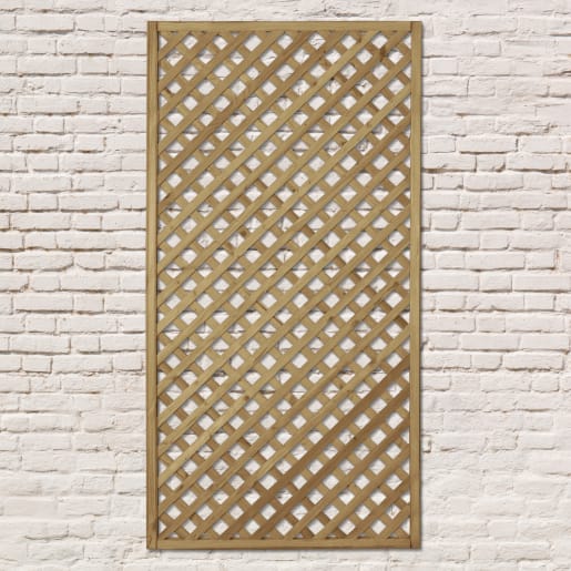 Forest Rosemore Lattice 3ft x 6ft (0.9m x 1.8m) Pack of 6
