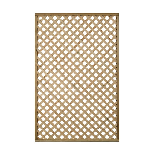 Forest Rosemore Lattice 4ft x 6ft (1.2m x 1.8m) Pack of 4