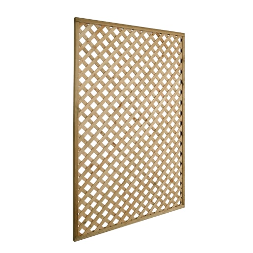 Forest Rosemore Lattice 4ft x 6ft (1.2m x 1.8m) Pack of 4