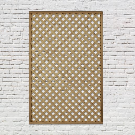 Forest Rosemore Lattice 4ft x 6ft (1.2m x 1.8m) Pack of 6