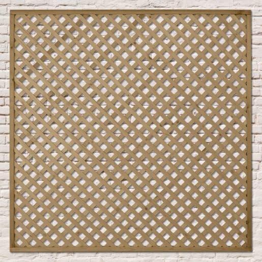 Forest Rosemore Lattice 6ft x 6ft (1.8m x 1.8m) Pack of 3
