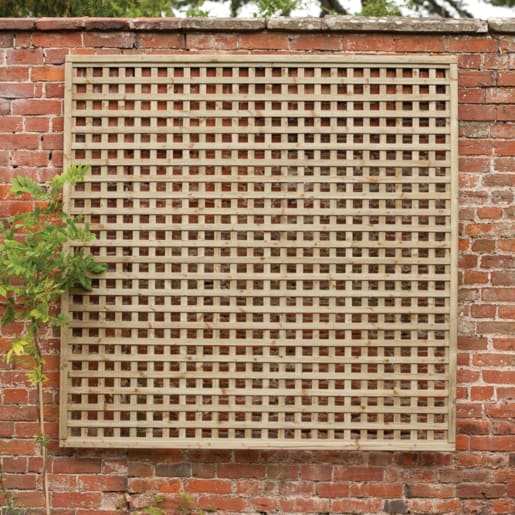 Forest Premium Framed Trellis 6ft x 6ft (1.8m x 1.8m) Pack of 5