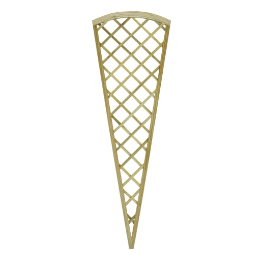 Forest Hidcote Fan Lattice Trellis 2ft x 6ft (0.61m x 1.8m) Pack of 6