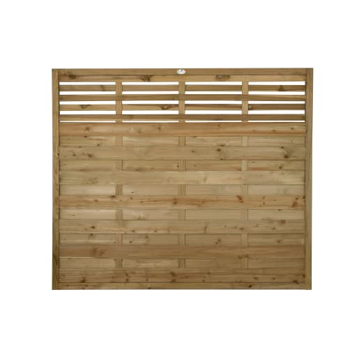 Forest Pressure Treated Decorative Kyoto Fence Panel 1.8m x 1.5m Pack of 3