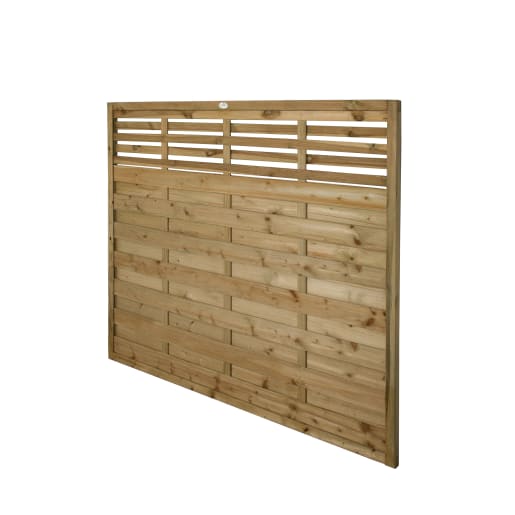 Forest Pressure Treated Decorative Kyoto Fence Panel 6ft x 5ft (1.8m x 1.5m) Pack of 5