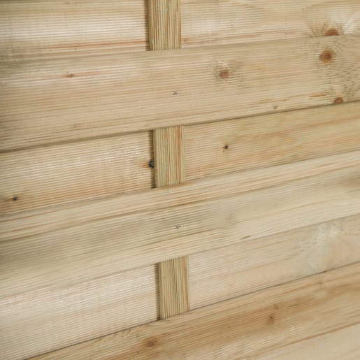 Forest Pressure Treated Decorative Kyoto Fence Panel 6ft x 5ft (1.8m x 1.5m) Pack of 5