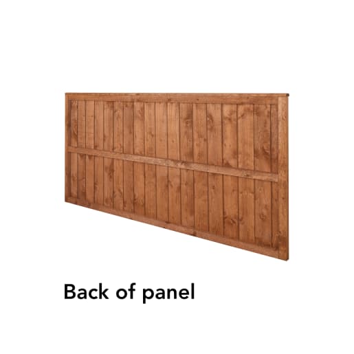 Forest Closeboard Fence Panel 6ft x 3ft (1.83m x 0.93m) Pack of 4