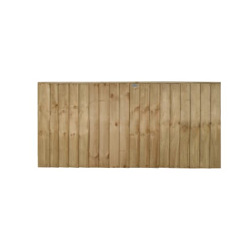 Forest Pressure Treated Closeboard Fence Panel 1.83m x 0.93m Pack of 3