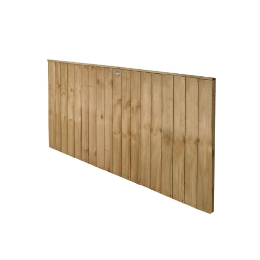 Forest Pressure Treated Closeboard Fence Panel 6ft x 3ft (1.83m x 0.93m) Pack of 4