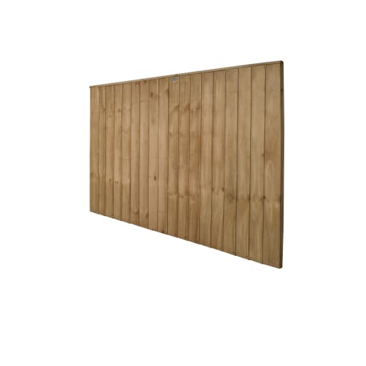 Forest Pressure Treated Closeboard Fence Panel 6ft x 4ft (1.83m x 1.23m) Pack of 4