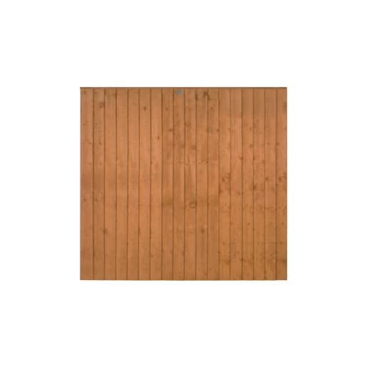 Forest Closeboard Fence Panel 6ft x 5'6ft (1.83m x 1.68m) Pack of 3