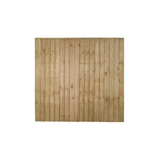 Forest Pressure Treated Closeboard Fence Panel 1.83m x 1.68m Pack of 5