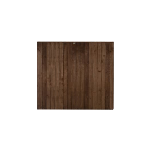 Forest Pressure Treated Closeboard Fence Panel 1.83m x 1.54m Brown Pack of 4