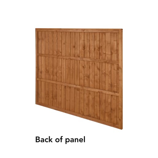 Forest Closeboard Fence Panel 6ft x 5ft (1.83m x 1.54m) Pack of 5