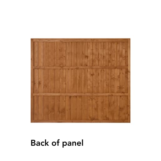 Forest Closeboard Fence Panel 6ft x 5ft (1.83m x 1.54m) Pack of 5