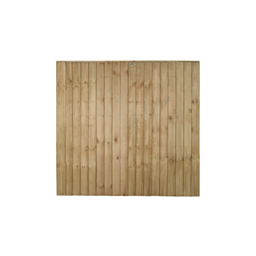 Forest Pressure Treated Closeboard Fence Panel 1.83m x 1.54m Pack of 5