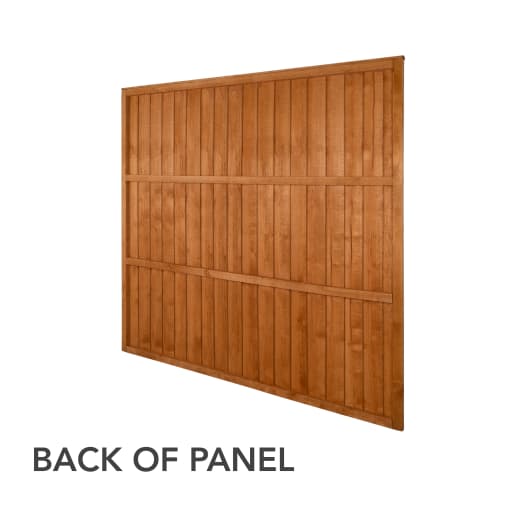 Forest Closeboard Fence Panel 1.83m x 1.85m Pack of 3