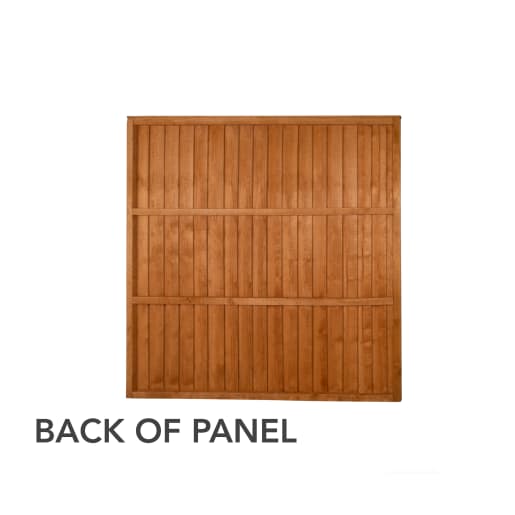 Forest Closeboard Fence Panel 6ft x 6ft (1.83m x 1.85m) Pack of 4