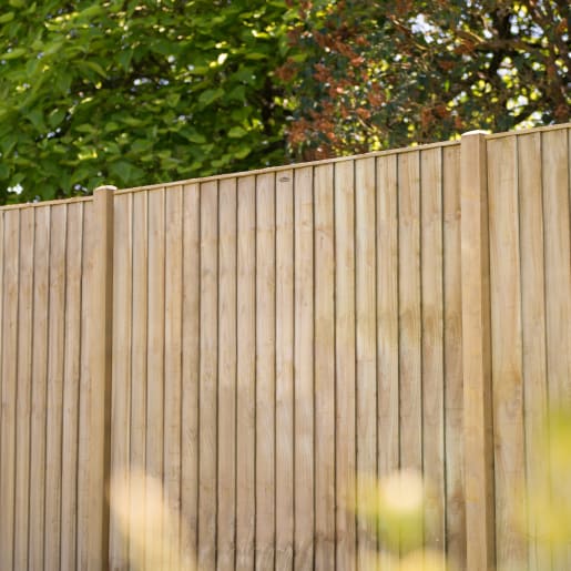 Forest Closeboard 6ft Fence Panel 6ft x 6ft (1.83m x 1.83m) Pack of 4