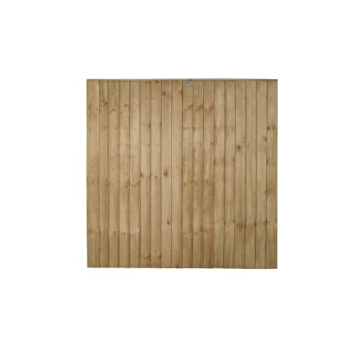 Forest Closeboard 6ft Fence Panel 6ft x 6ft (1.83m x 1.83m) Pack of 4