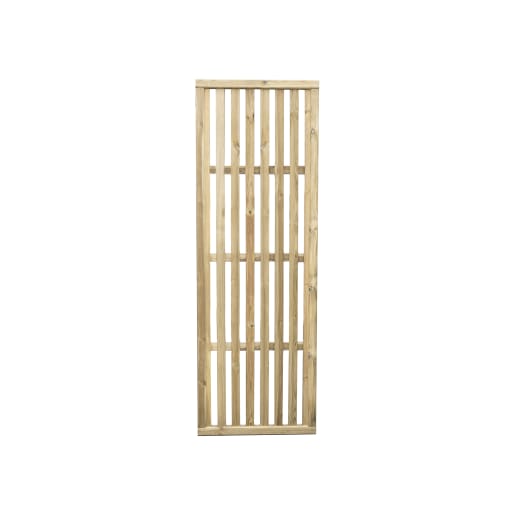 Forest Pressure Treated Vertical Slatted Screen 1.8m x 0.6m Pack of 4