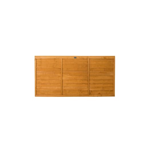 Forest Dip Treated Lap Fence Panel 6ft x 3ft (1.83m x 0.91m)