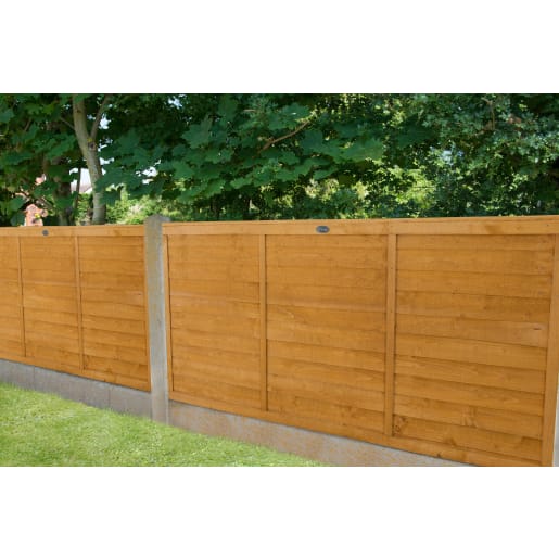 Forest Dip Treated Trade Lap Fence Panel 1.83 x 1.22m