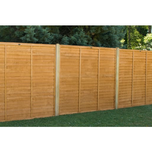 Forest Dip Treated Trade Lap Fence Panel 1.83 x 1.52m