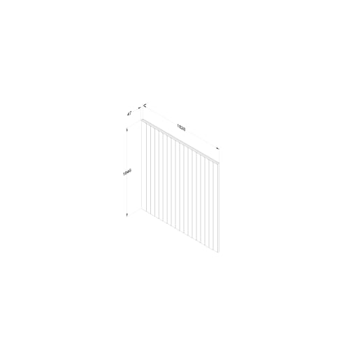 Forest Closeboard Fence Panel 6ft x 6ft (1.83m x 1.85m)
