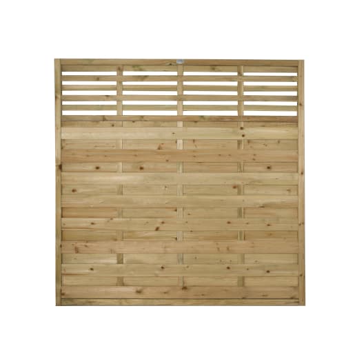 Forest Pressure Treated Decorative Kyoto Fence Panel 1.8 x 1.8m Pack of 5