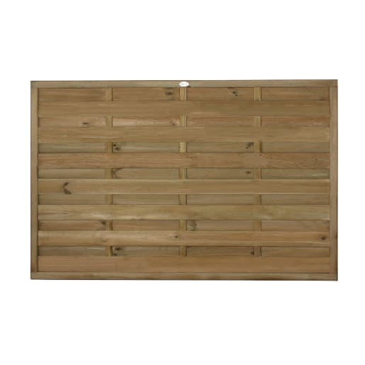 Forest Pressure Treated Decorative Europa Plain Fence Panel 6ft x 4ft (1.8m x 1.2m) Pack of 3