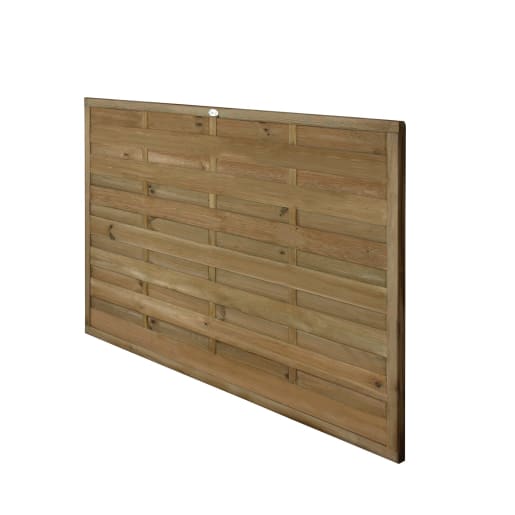 Forest Pressure Treated Decorative Europa Plain Fence Panel 6ft x 4ft (1.8m x 1.2m) Pack of 3