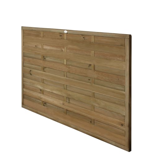 Forest Pressure Treated Decorative Europa Plain Fence Panel 6ft x 4ft (1.8m x 1.2m) Pack of 4