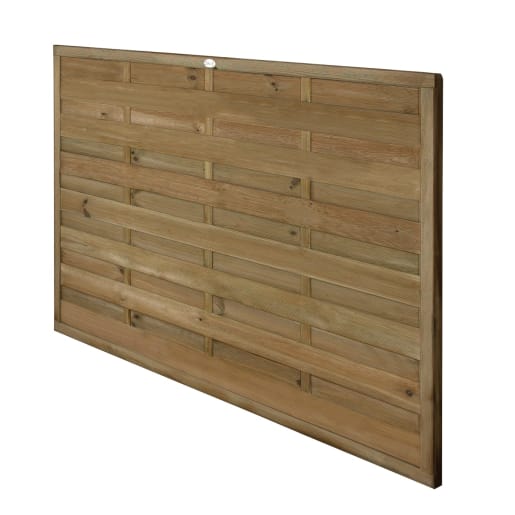 Forest Pressure Treated Decorative Europa Plain Fence Panel 6ft x 4ft (1.8m x 1.2m) Pack of 5