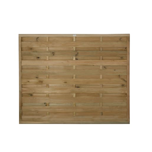 Forest Pressure Treated Decorative Europa Plain Fence Panel 6ft x 5ft (1.8m x 1.5m) Pack of 5