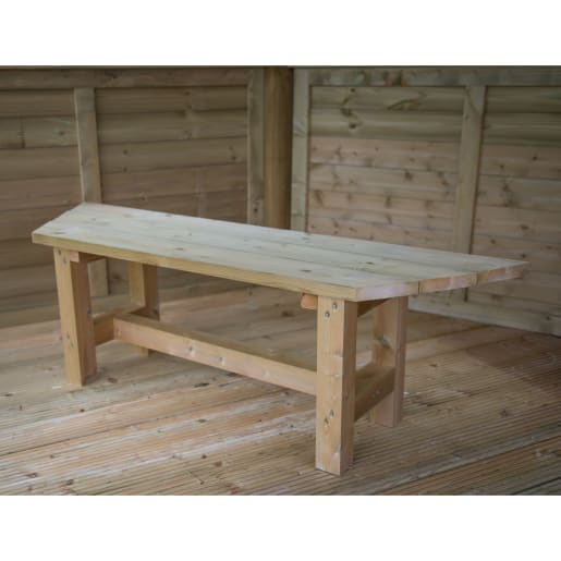 Forest Premium Oval Wooden Gazebo with Timber Roof & Benches 6m - Installed