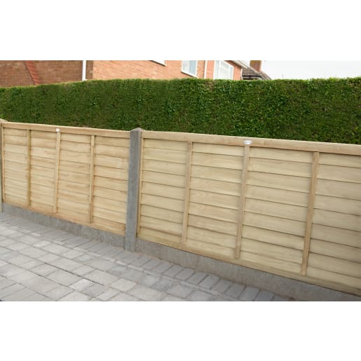 Forest Pressure Treated Superlap Fence Panel 6ft x 3ft (1.83m x 0.91m)